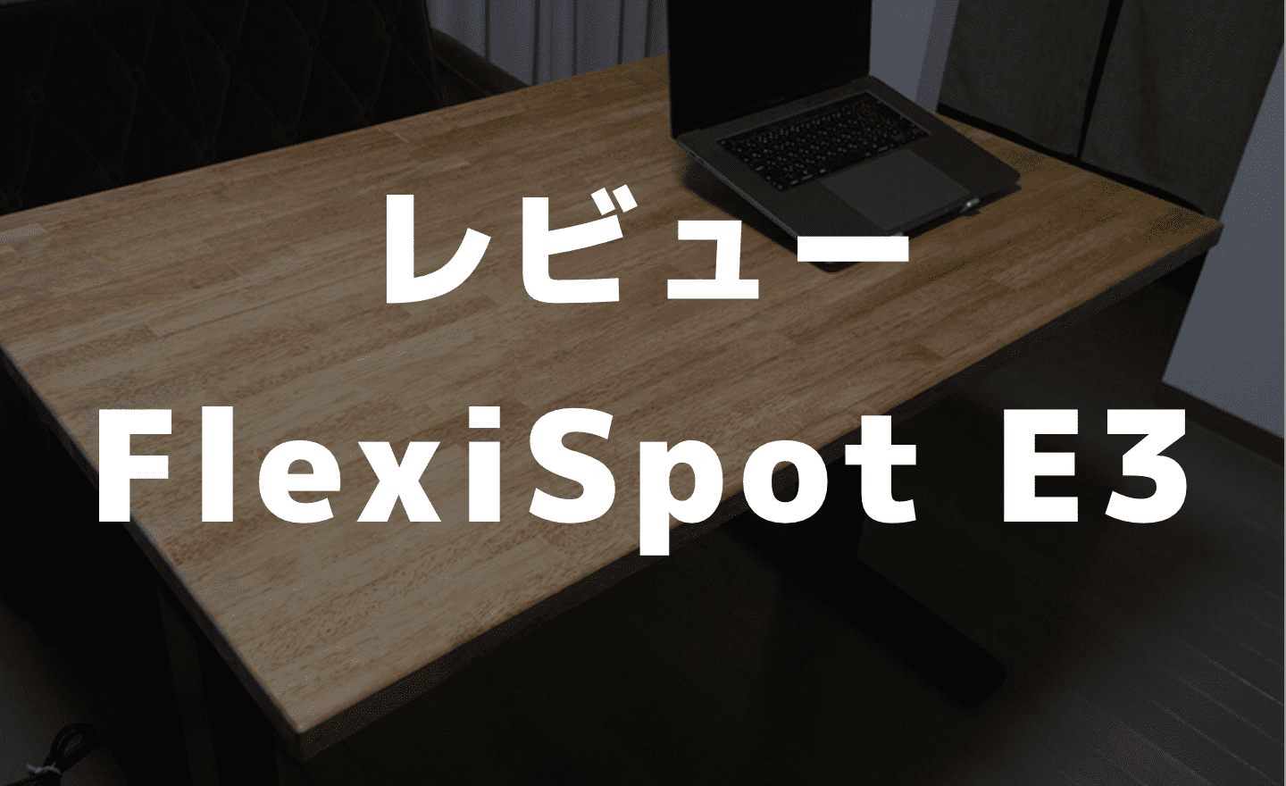 【レビュー】FlexiSpot E3を9ヶ月ほど使ってみた感想